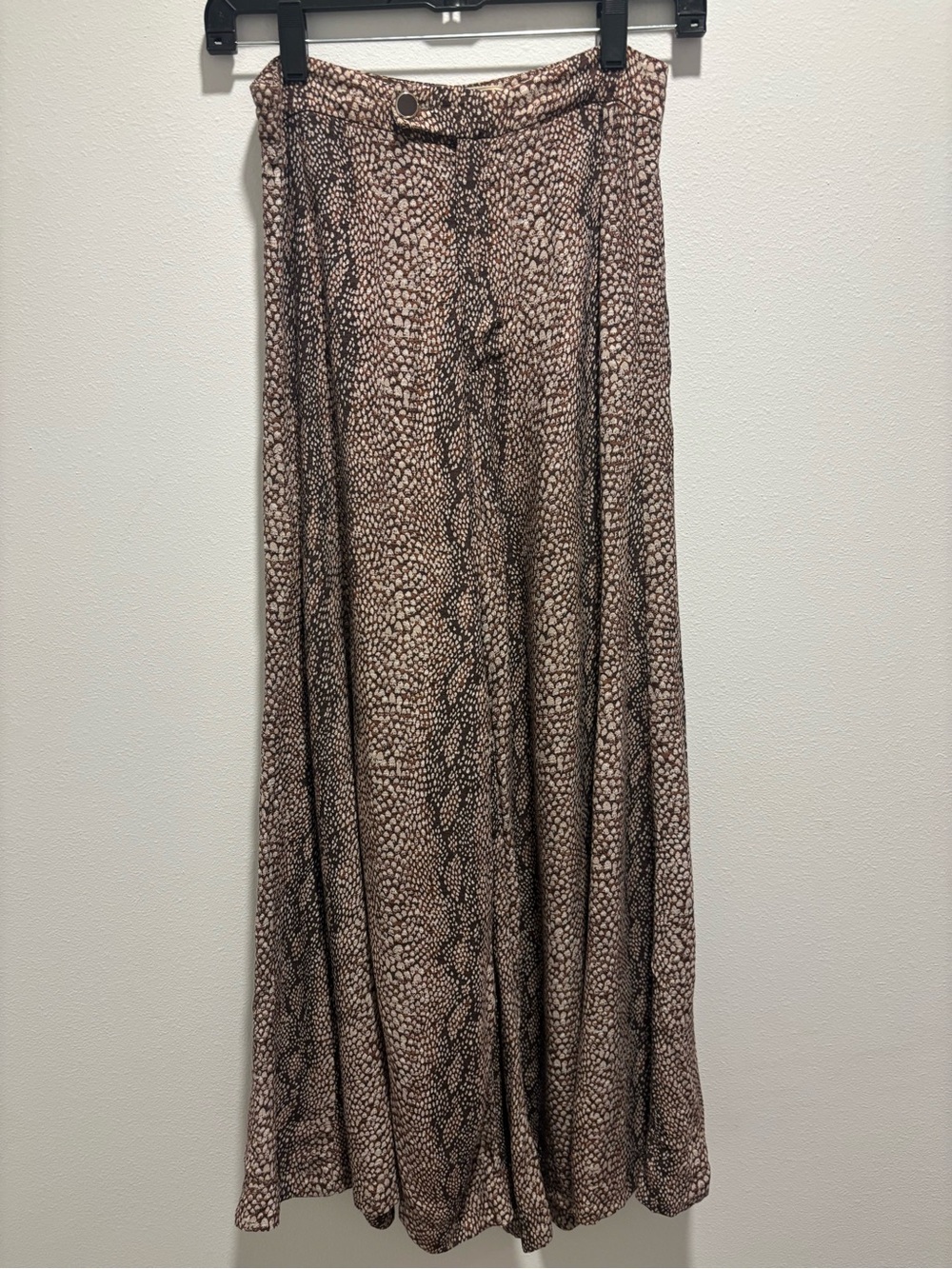 Anthropologie Snake Print Wide Leg Palazzo Pants Size 8 - Picture 3 of 7